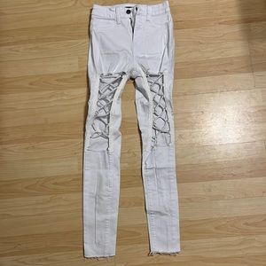 Size 1 fashion nova string thigh pants